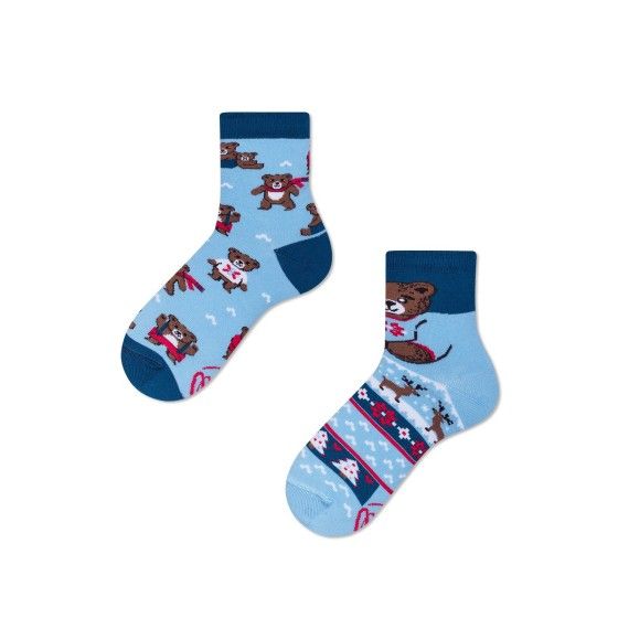Many Mornings Дзіцячыя шкарпэткі зімой плюшавыя дзеці Роза. 27-30