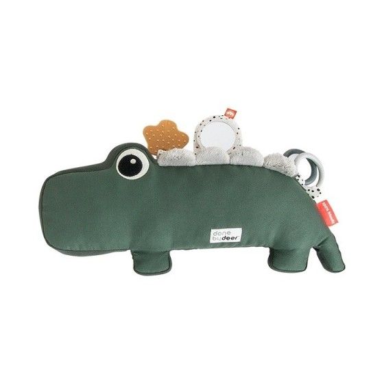 Done by Deer Cushion with Toy Croco Green - 5712643017912