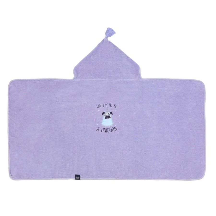 LA MILLOU RĘCZNIK BAMBOO - M - PURPLE DOGGY UNICORN