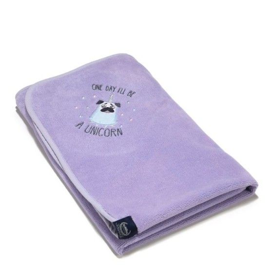 LA MILLOU RĘCZNIK BAMBOO - S - PURPLE DOGGY UNICORN