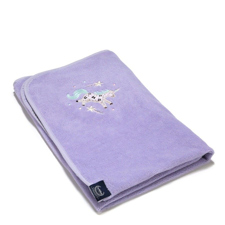 LA MILLOU RĘCZNIK BAMBOO - S - LADY UNICORN PURPLE