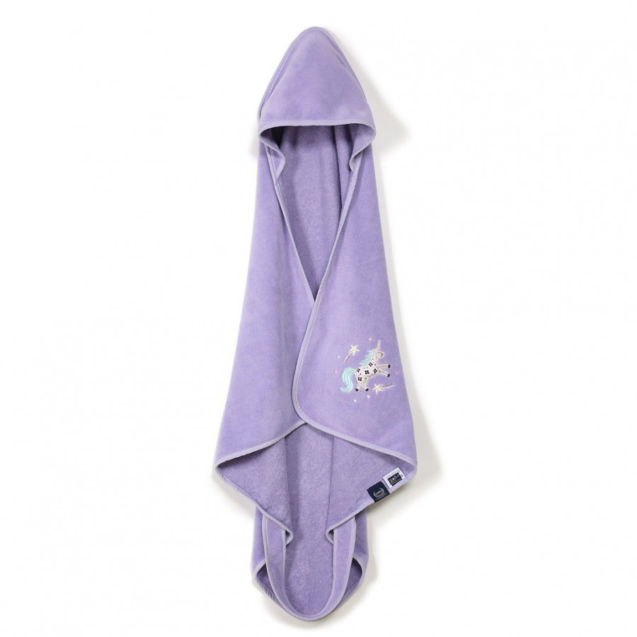 LA MILLOU RĘCZNIK BAMBOO - S - LADY UNICORN PURPLE -