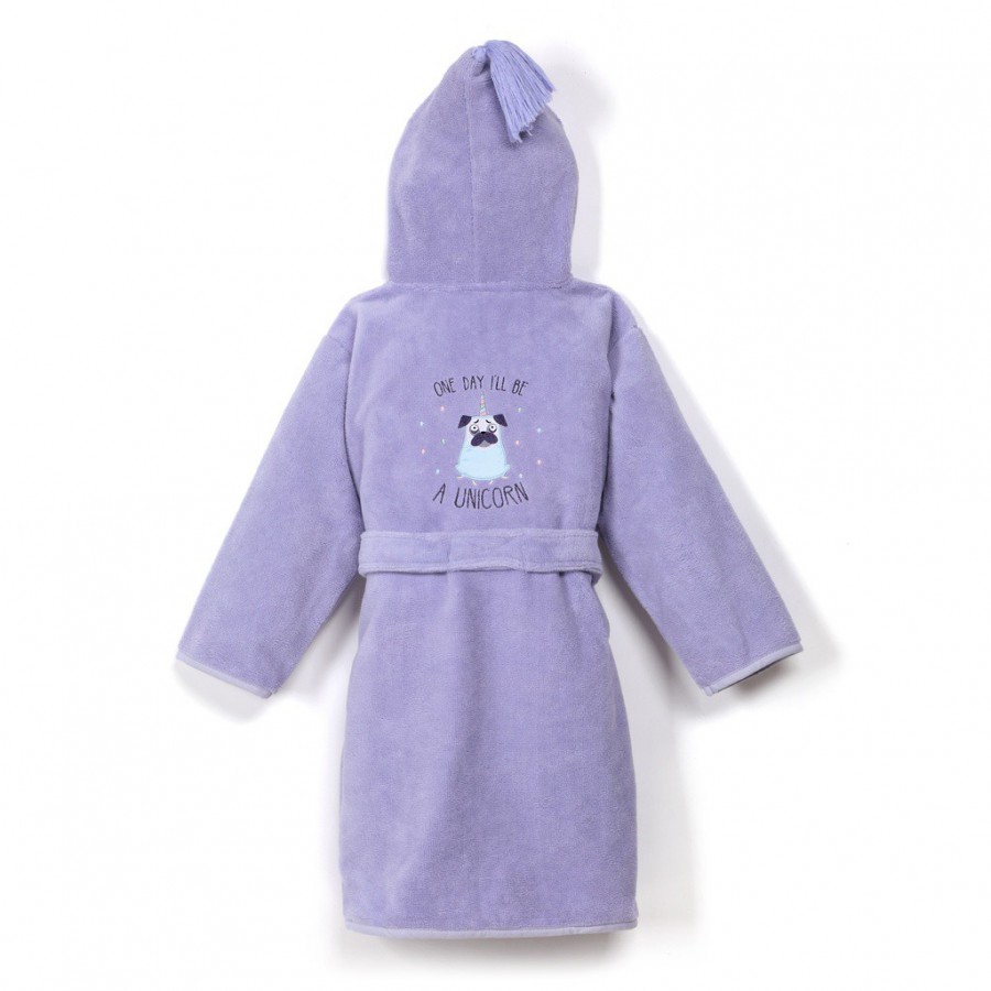 LA MILLOU SZLAFROK BAMBOO SOFT - L - PURPLE DOGGY UNICORN -