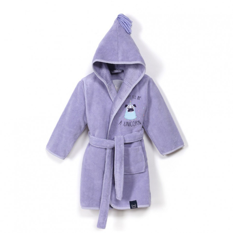 LA MILLOU SZLAFROK BAMBOO SOFT - L - PURPLE DOGGY UNICORN -