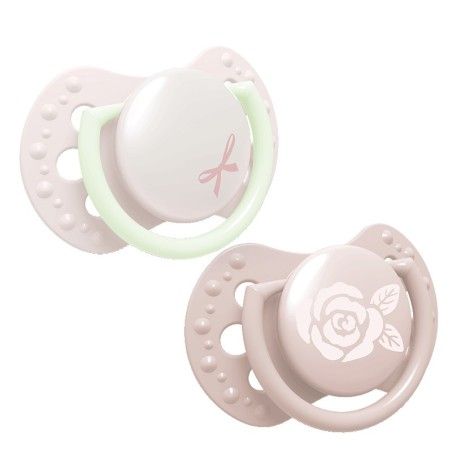 LOVI 硅胶动态奶头0-2M 2 PC。 婴儿淋浴女孩