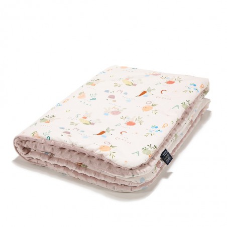 LA MILOU CALDA COPERTA MINKY-L - ABC FRUITS - SMOKE ROSE