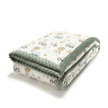 LA MILLOU WARM MINKY BLANKET - XL - ABC FARM - KHAKI