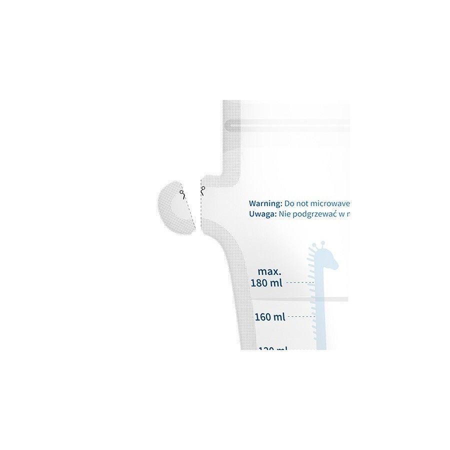 Babyono Woreczki do przechowywania pokarmu 180ml 30szt
