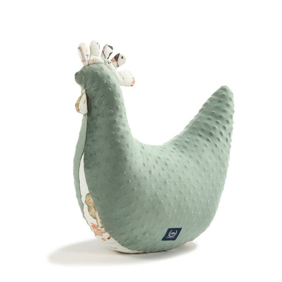 LA MILLOU COUSSIN POULE GRAND-MÈRE DONNÉ MINKY - KHAKI - ABC