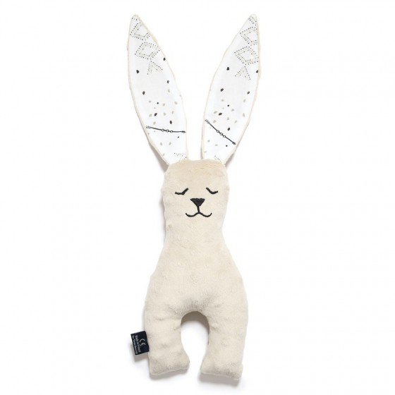 La mascotte de lapin La Millou Minky - Sand - Luna brillante