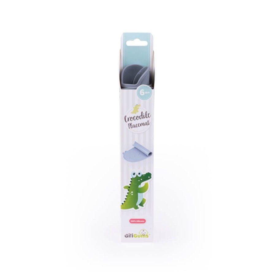GILIGUMS Cuscinetto in silicone coccodrillo - grigio