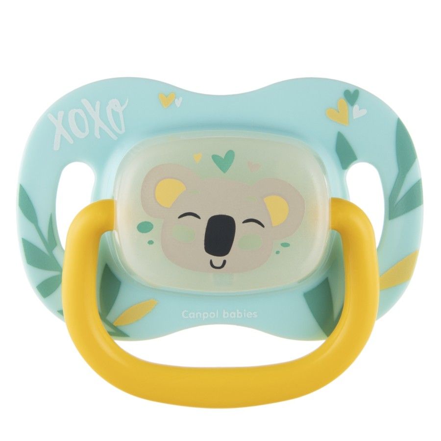 Canpol babys Silikonschnuller 18m+ symmetrisch EXOTISCH (Koala)