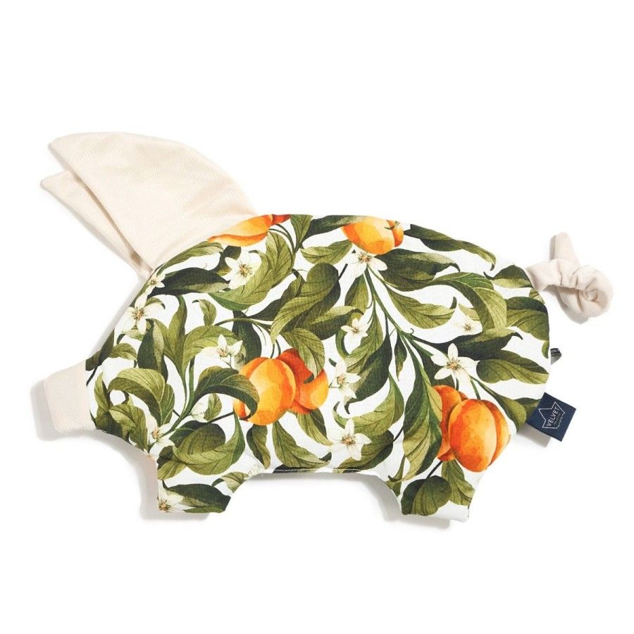 LA MILLOU PILLOW SLEEPY PIG - TUSCANY - RAFAELLO VELVET