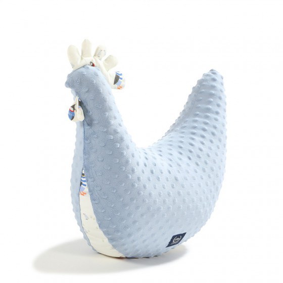 La Millou奶奶的母鸡枕头Dany Minky-风蓝色 - 海雀