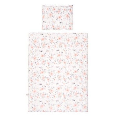 Samiboo - Lenzuola di fiori grigio di 135 x 100 cm / 40 x 60 cm