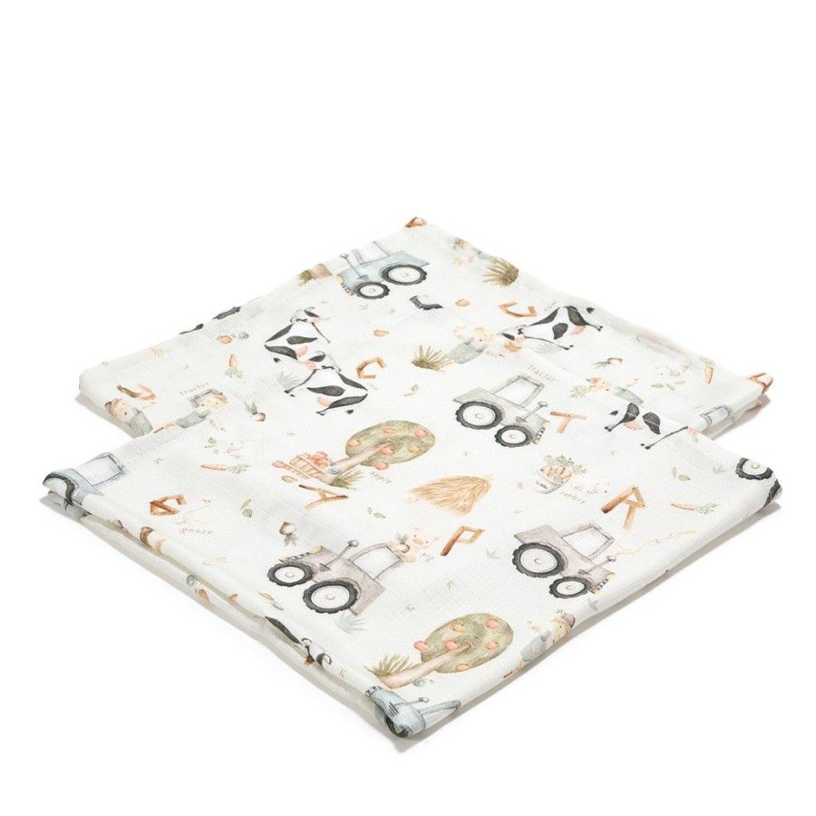 LA MILLOU SET OF BAMBOO DIAPERS - ABC FARM