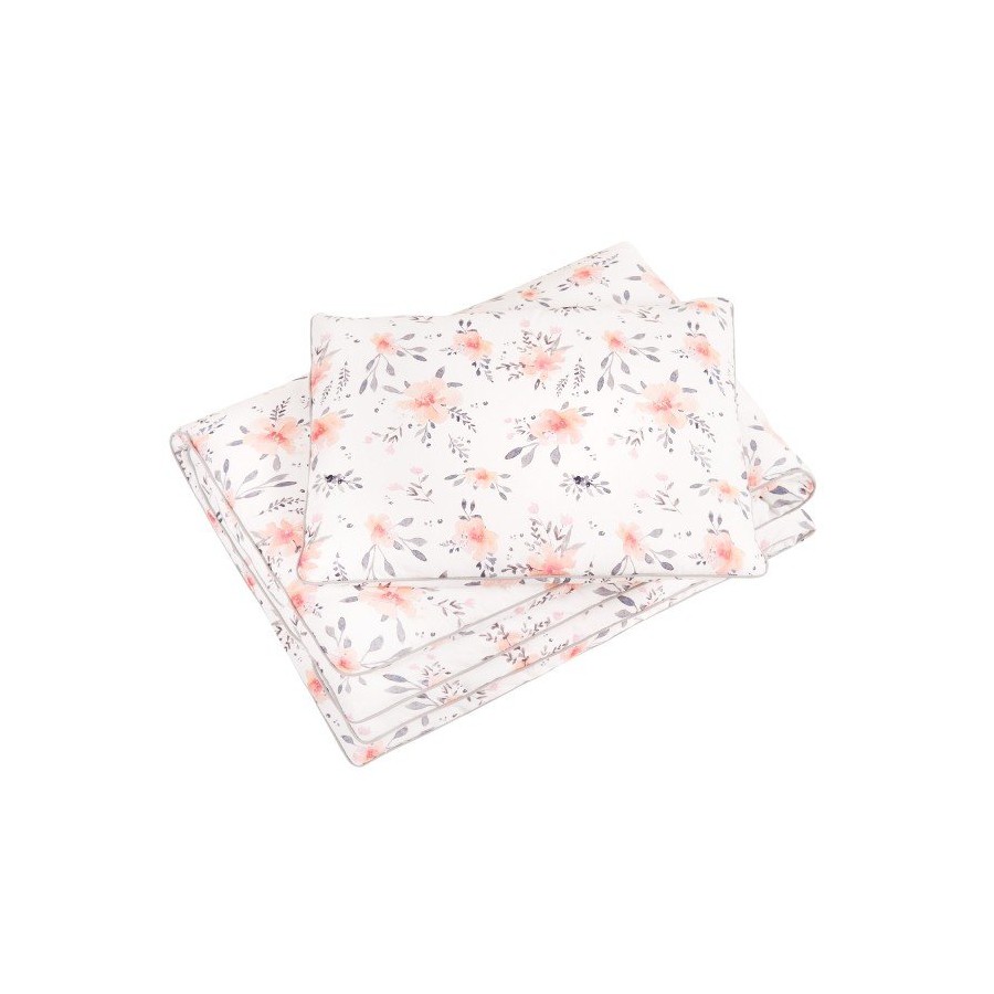 Samiboo - Pillowcases for bedding flowers pink projection