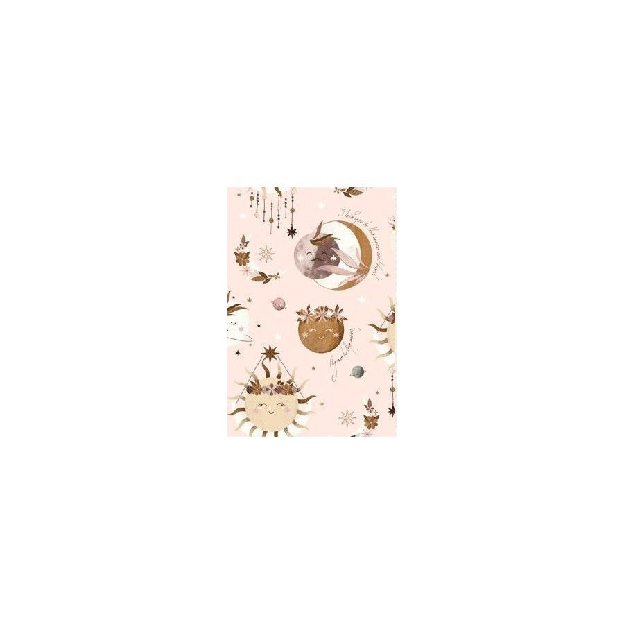LA MILLOU OTULACZ BAMBOO MUŚLIN - FLY ME TO THE MOON NUDE
