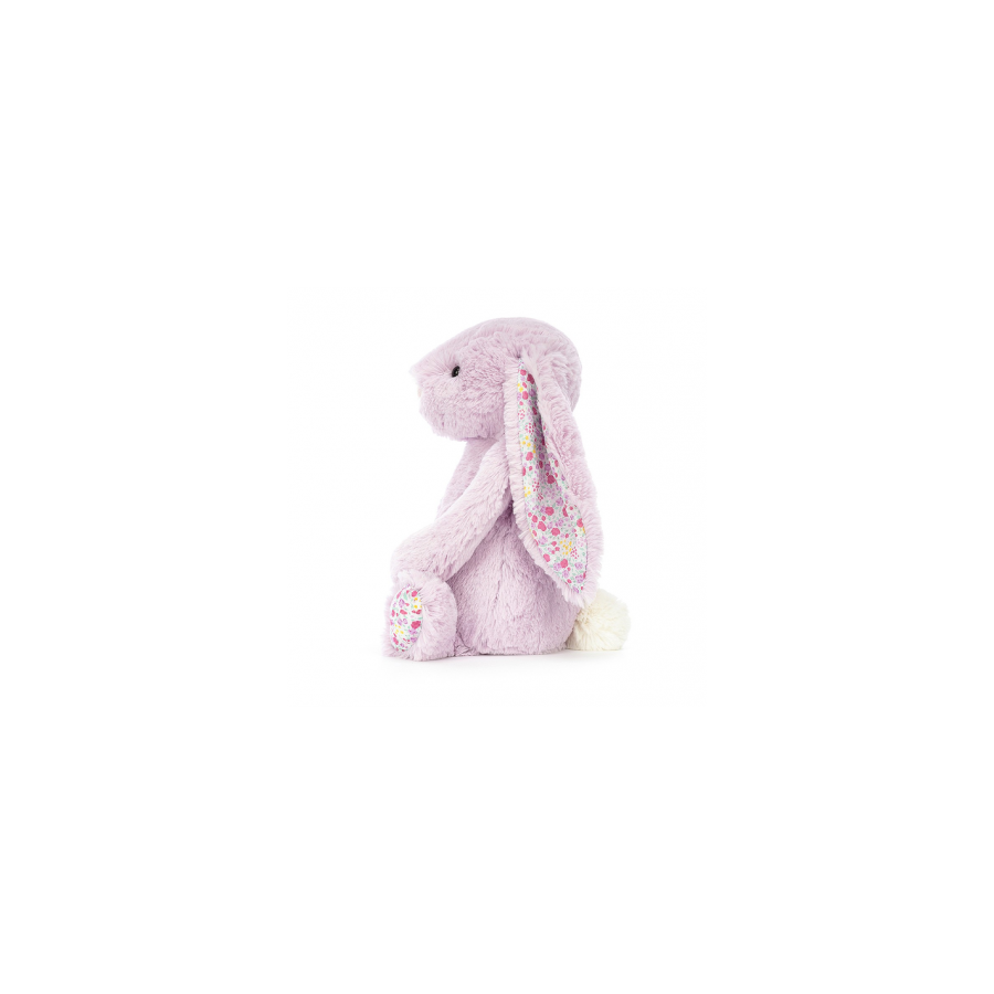 JellyCat Króliczek kwieciste uszy Fioletowy 31cm