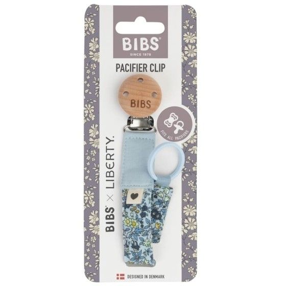 BIBS Liberty Pacific Clip Chamomile Gyermek Baby Blue Pendant