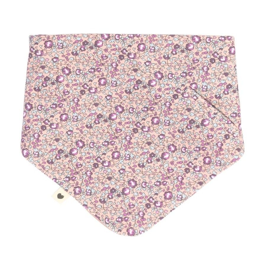 BIBS LIBERTY BANDANA BIB ELIOISE BLUSH bandana di saliva con