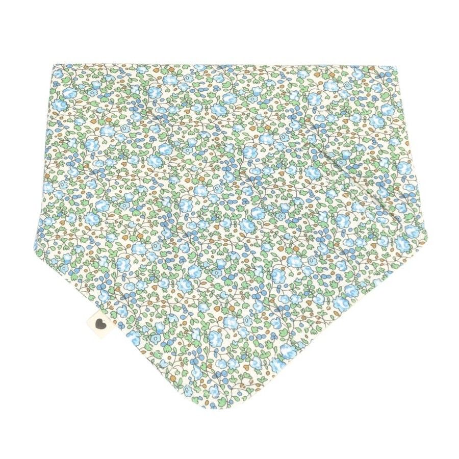 BIBS LIBERTY BANDANA BIB ELIOISE IVORY pañuelo de saliva con un