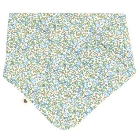 BIBS LIBERTY BANDANA LÄTZCHEN ELIOISE IVORY Bandana-Lätzchen mit Schnullertasche 100% Bio-Baumwolle