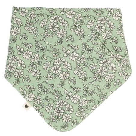 BIBS LIBERTY BANDANA BIB CAPEL SAGE 头巾围兜，带奶嘴口袋 100% 有机棉