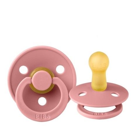 BIBS COLOUR DUSTY PINK M Smoczek Uspokajający kauczuk Hevea