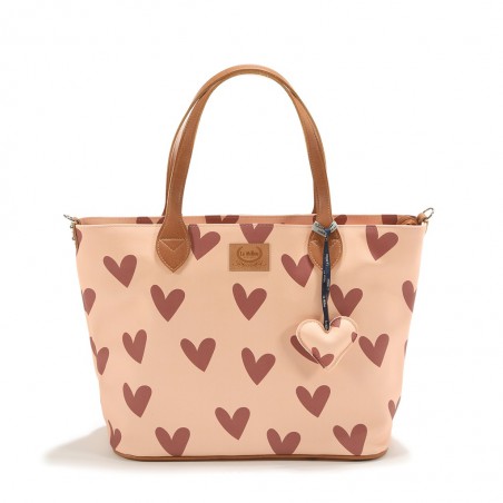 LA MILLOU TORBA DLA MAMY - L - FEERIA - HEARTBEAT PINK