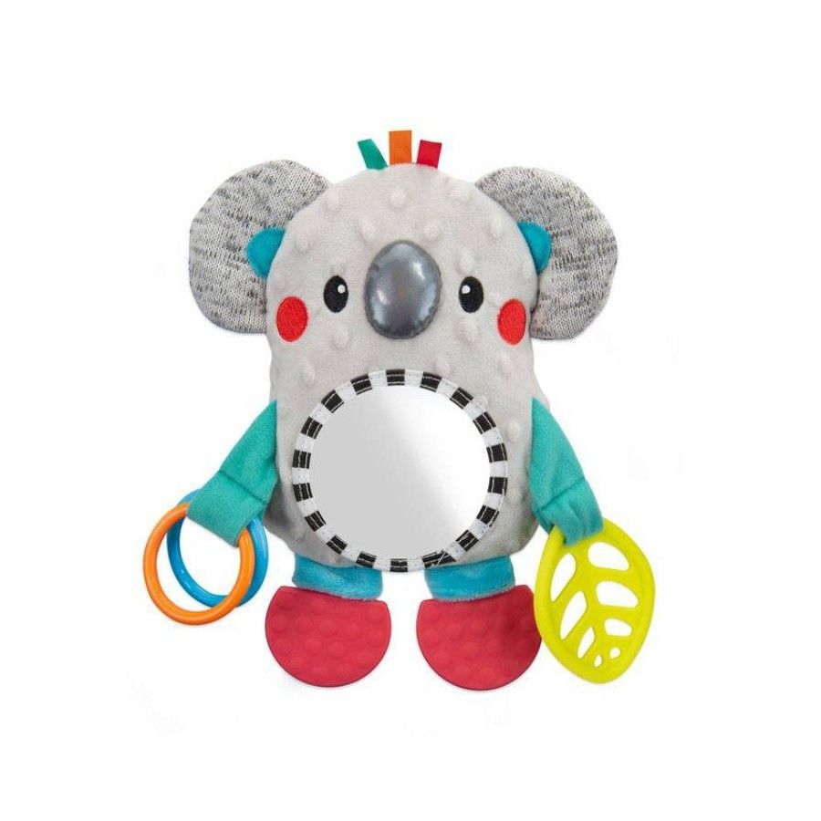 Sassy 婴儿车吊坠，带镜子的考拉，0