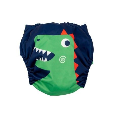 Zoocchini Användbar AIO-blöja med två inlägg Dinosaur Devin