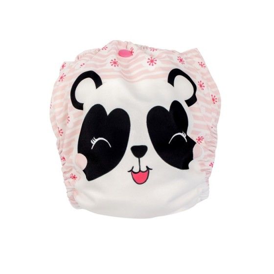 Zoocchini AIO multi-purpose diaper with two Panda Pippa inserts