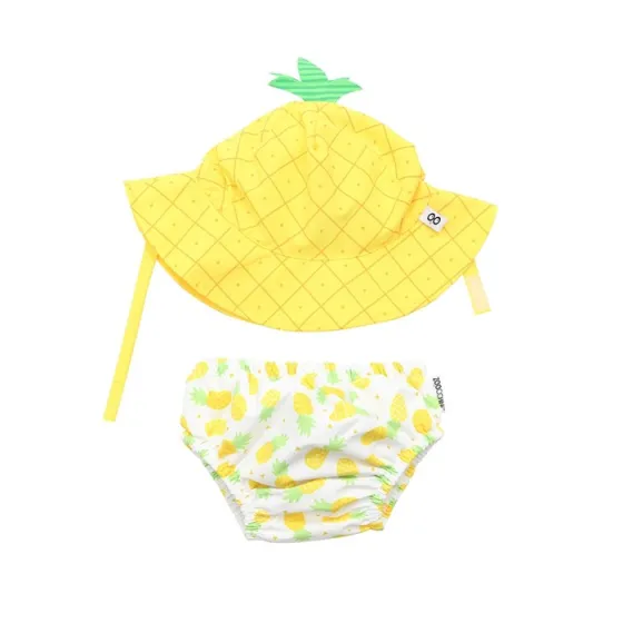 Zoocchini Pieluszka Kąpielowa z Czapką Ananas S