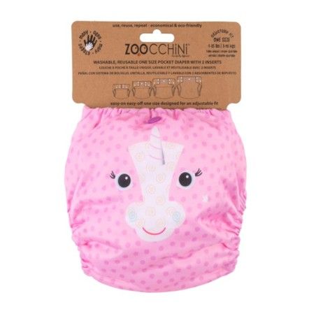 Zoocchini 一只独角兽的双入式AIO多用尿布