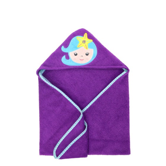 Zoocchini Une serviette pour bébé avec un capuchon sirène