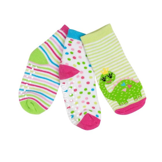 Zoocchini Skarpetki 3 Pary Dino Nowy 0-24M - 810608032606