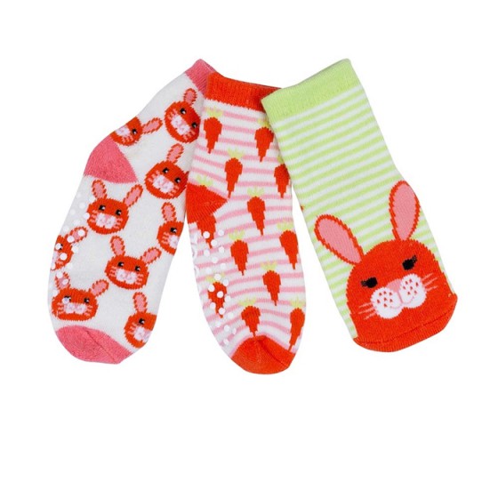 Zoocchini Socken 3 Paar Kaninchen Neu 0-24M