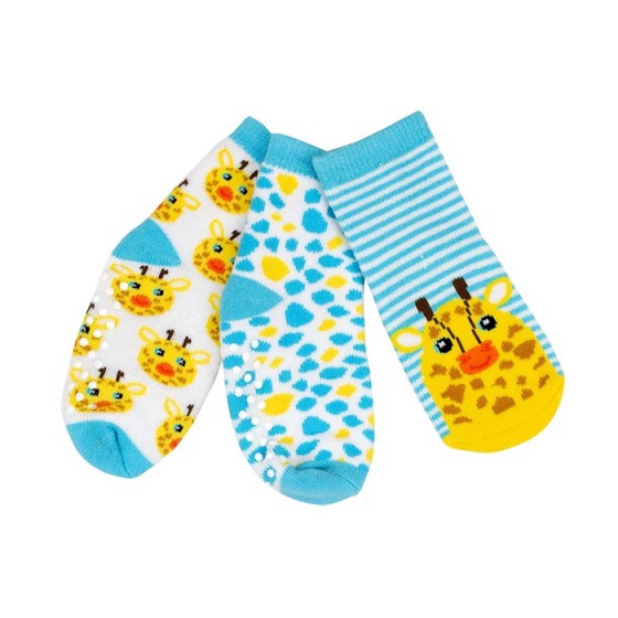 Zoocchini 3 Paar Giraffensocken 0–24 Monate