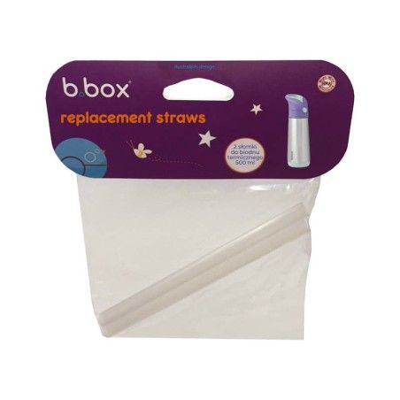 B.BOX Zestaw słomek do butelki termicznej 500 ml, 2 szt.