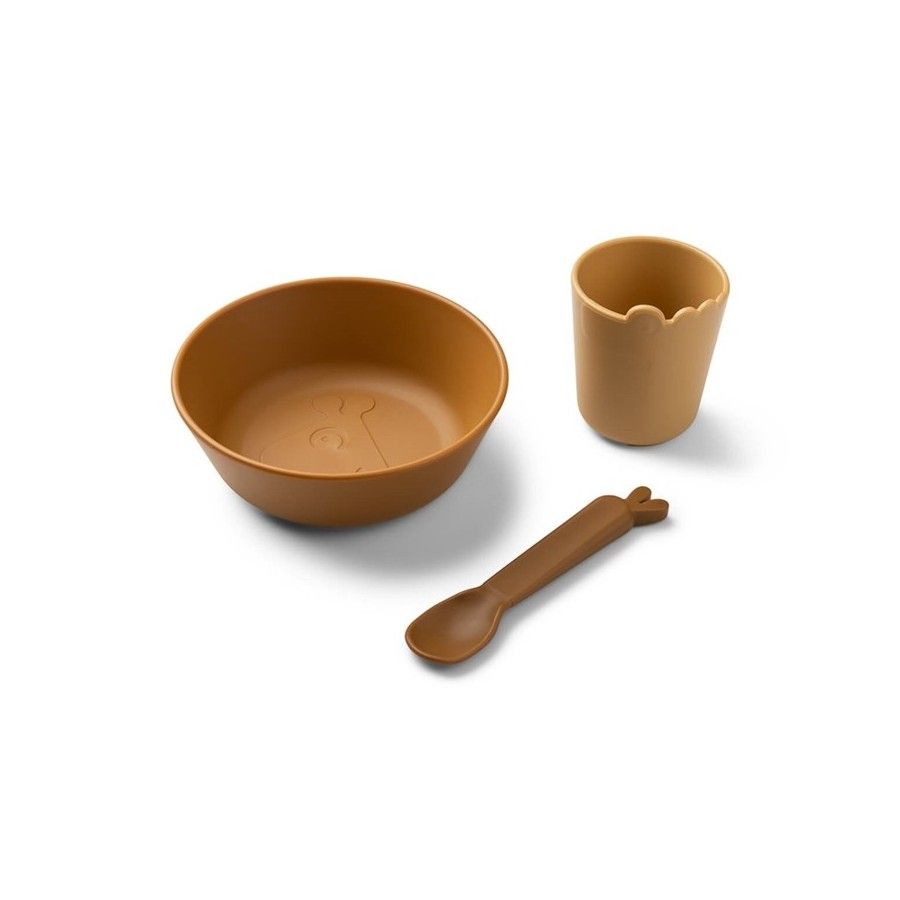 Done by Deer The Kiddish Mustard Dinner Set.