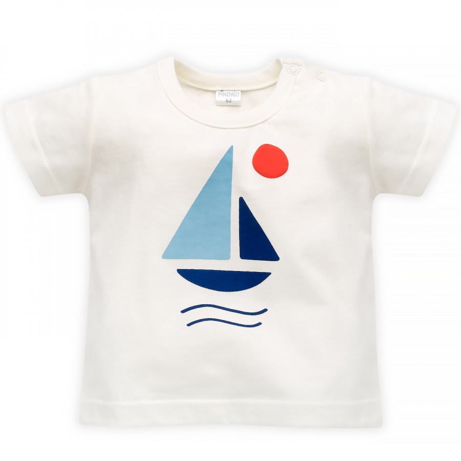 PINOKIO TSHIRT SAILOR ECRU 80