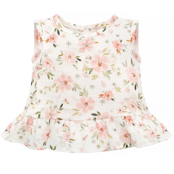 BLUSA PINOCHO TIRANTES FLORES JARDÍN VERANO TALLA 92