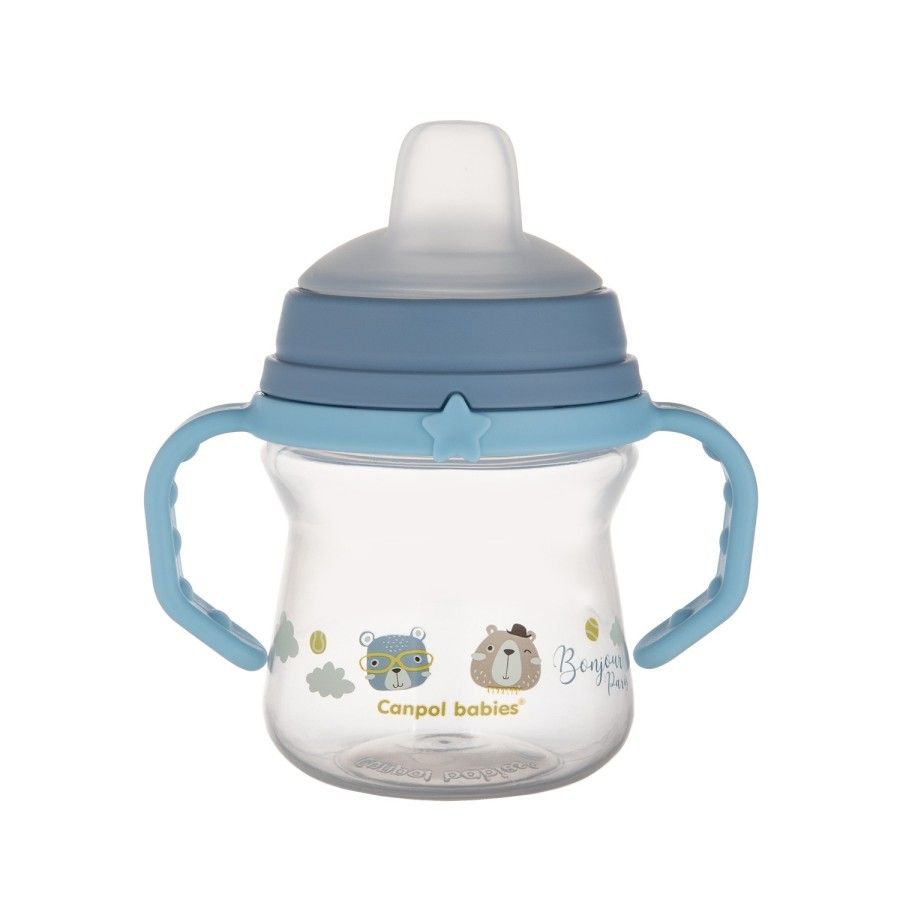 Canpol baby cups with silicone mouthpiece FirstCup 150ml