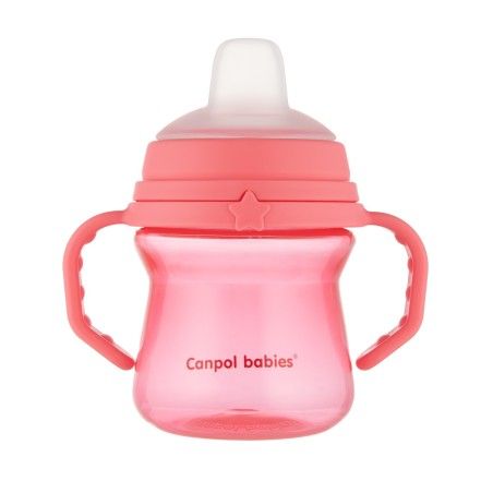Canpol 婴儿杯子与嘴 FirstCup 150ml 粉红