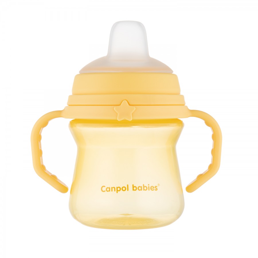 Canpol babies kubek z silikonowym ustnikiem FirstCup 150ml