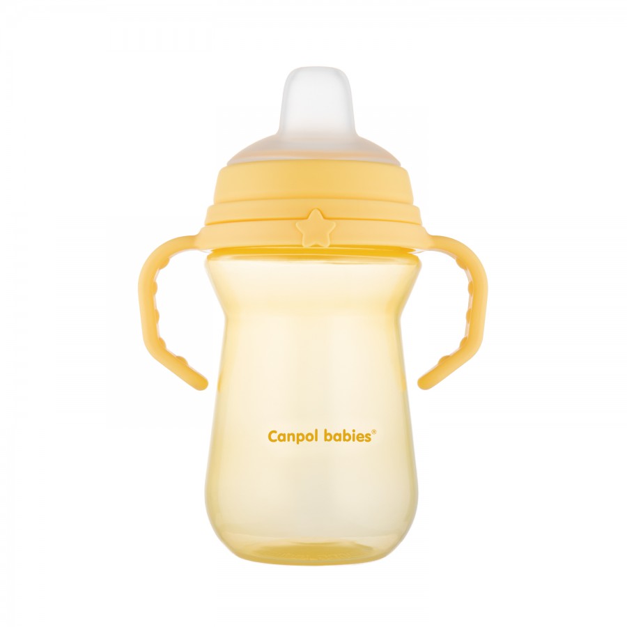 Canpol babies kubek z silikonowym ustnikiem FirstCup 250ml