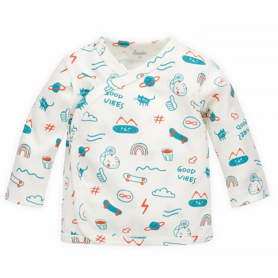PINOCCHIO KAFTAN KNUTEN ORANGE FLIP ECRU 62