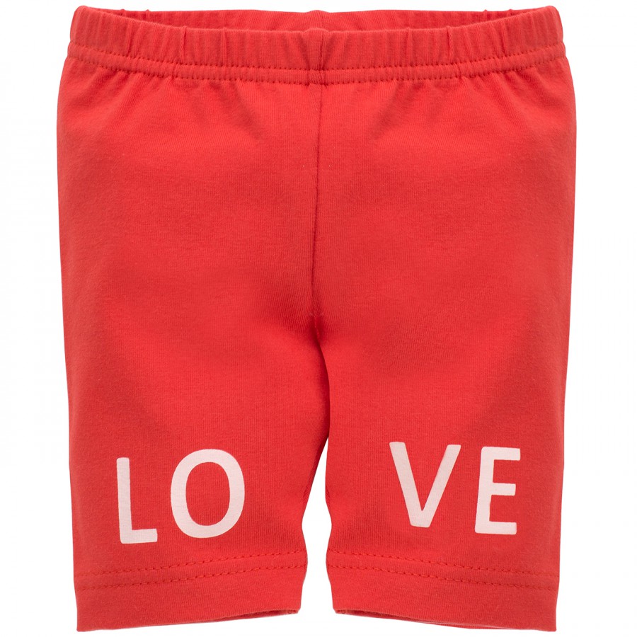 Pinokio Leggings corti da bambina Love And Love 62 Rossi