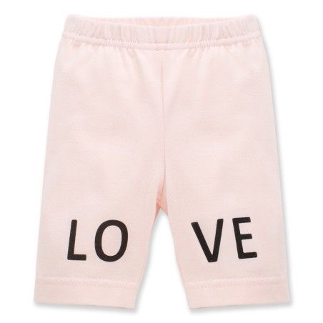 Pinokio Leginsy Dziewczęce Krótkie  Love And Love 62 Różowe